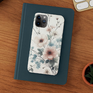 Coque iPhone 11Pro Max Fleurs Aquarelles Sophistiquées Classiques
