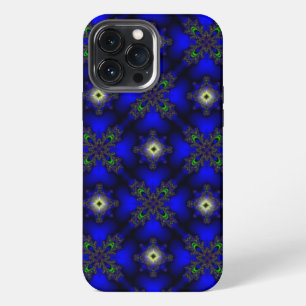 Etui iPhone 13 Pro Max Fleurs Art Déco de style rétro