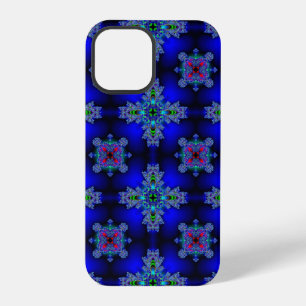 Coque iPhone 12 Pro Fleurs Art Déco de style rétro