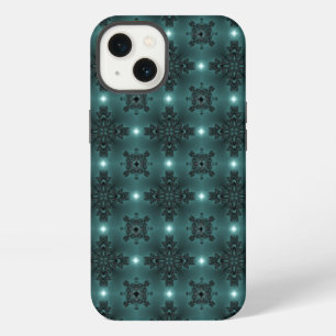 Etui iPhone 13 Fleurs Artdeco dans le style rétro
