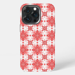 Etui iPhone 13 Pro Fleurs Artdeco dans le style rétro
