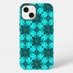 Etui iPhone 13 Fleurs Artdeco dans le style rétro