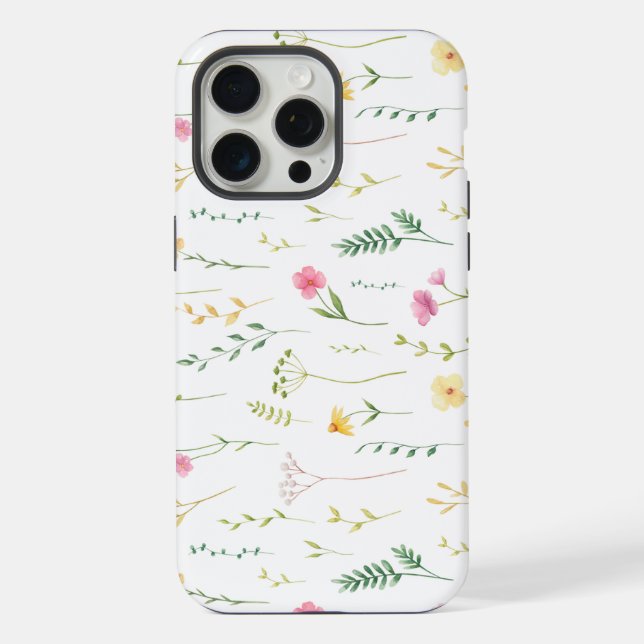 Coque iPhone Fleurs Colorées (Verso)