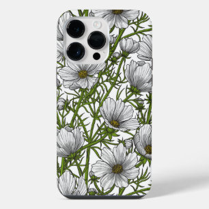 Coque Pour Pour iPhone 14 Pro Max Fleurs cosmos blanches