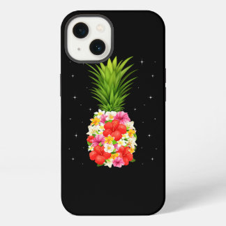 Etui iPhone 13 Fleurs d'ananas femmes filles Aloha Hawaii Hawaiia