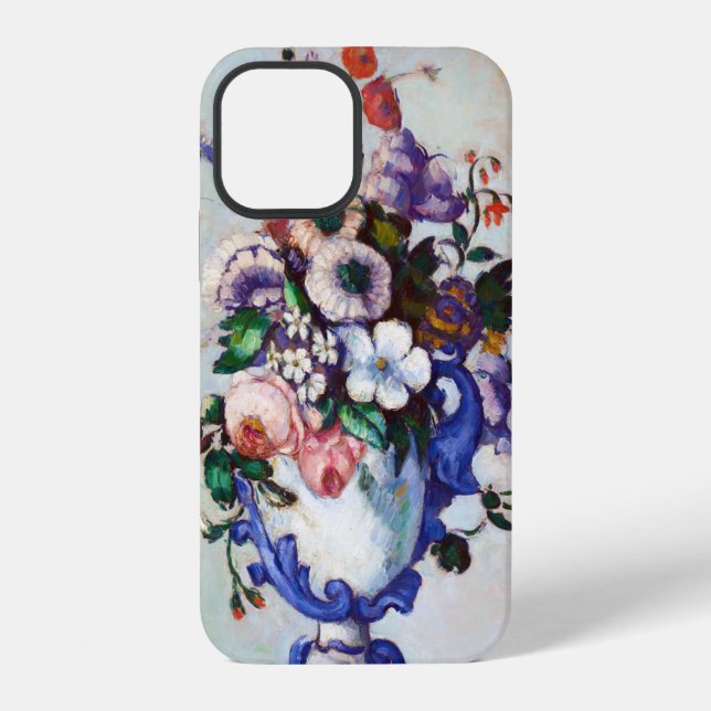 Coque iPhone Fleurs dans un vase rococo, Paul Cezanne (Verso)
