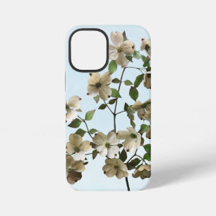 Coque iPhone 12 Mini Fleurs de Cornouiller Blanc en Fleur