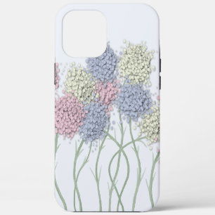 Coque iPhone 12 Pro Max Fleurs de couleurs pastel jolies