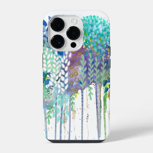 Coque iPhone Fleurs de goutte (Verso)