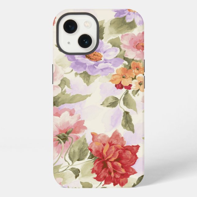 Coque iPhone Fleurs de jardin (Verso)