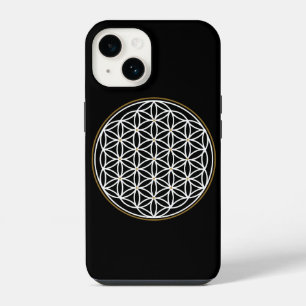 COQUE POUR iPhone 14 FLEURS DE LA VIE SYMBOLE MYSTIQUE