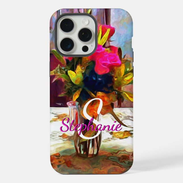 Coque iPhone Fleurs de l'amour PM0001 (Verso)