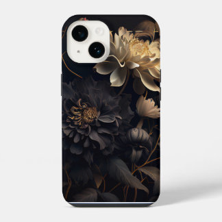 Coque Pour iPhone 14 Fleurs de minuit Floral de minuit
