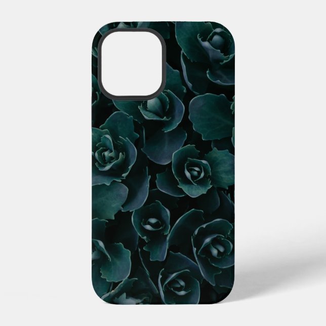 COQUE iPhone FLEURS DE PÉTAL GRIS EN BLOOM (Verso)