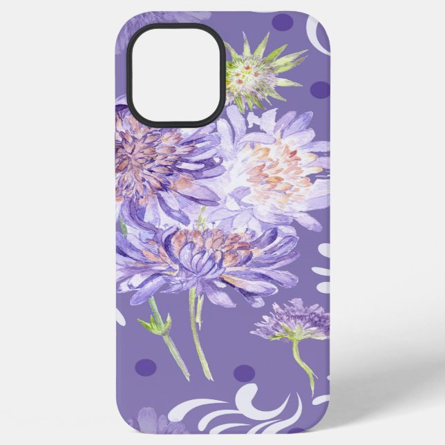 Coque iPhone fleurs de prairie (Verso)