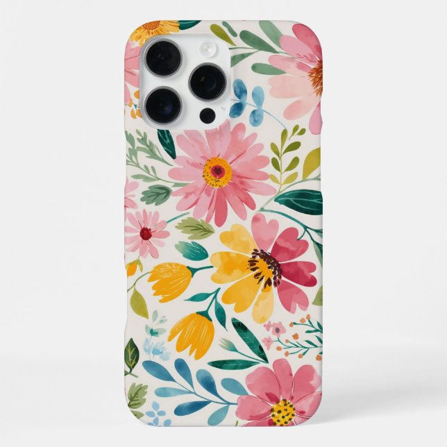 Coque iPhone Fleurs de printemps (Verso)