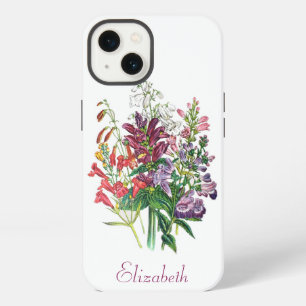 Etui iPhone 13 Fleurs de Turtlehead et Beardtongue personnalisées