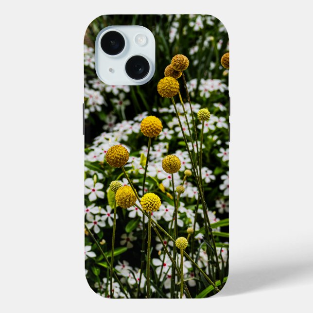 coque iphone - Fleurs d'été (Verso)