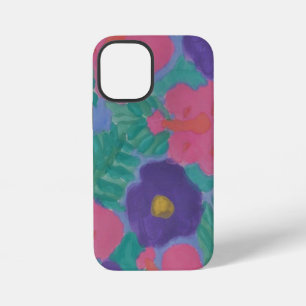 Coque iPhone 12 Mini Fleurs d'Hibiscus tropicaux
