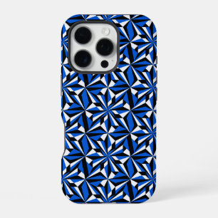 Coque iPhone 16 Pro Fleurs du désert en bleu