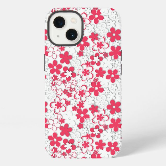 Coque iPhone Fleurs en papier (Verso)
