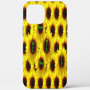 Coque iPhone 12 Pro Max Fleurs Heureuses - Tournesol