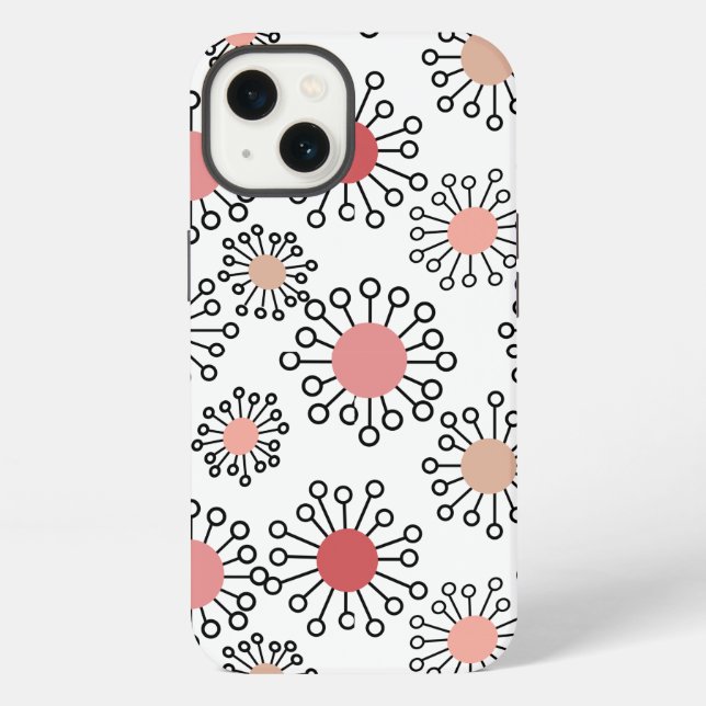 Coque iPhone Fleurs MCM  (Verso)