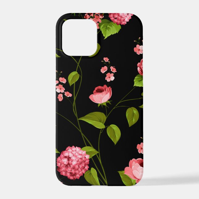 Coque iPhone Fleurs Motif 18 (Verso)