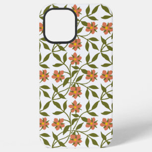 COQUE iPhone 12 PRO MAX FLEURS ORANGE