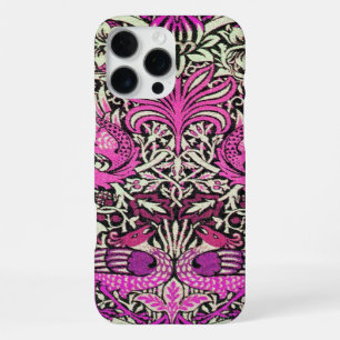 COQUE iPhone 16 PRO MAX FLEURS, PEACOCKS ET DRAGONS