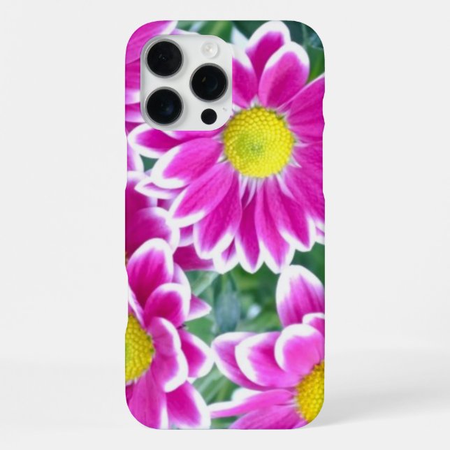 Coque iPhone Fleurs roses  (Verso)