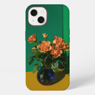 Etui iPhone 13 Fleurs Roses dans un vase
