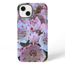 Fleurs roses et blanches de laurier de montagne