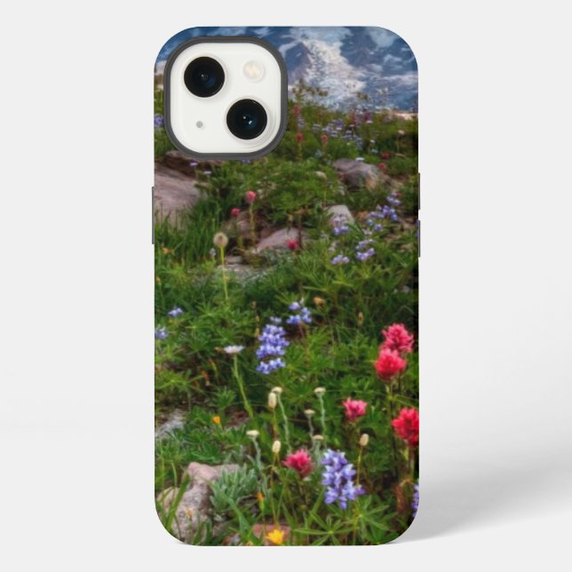 Coque iPhone Fleurs sauvages (Verso)