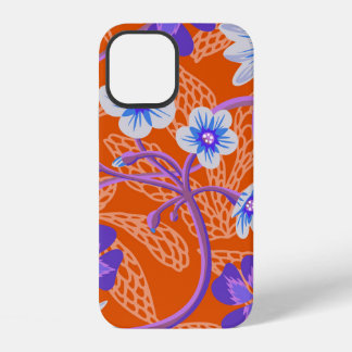 Coque iPhone 12 Fleurs sauvages décoratifs fleuris. Bac à fleurs d