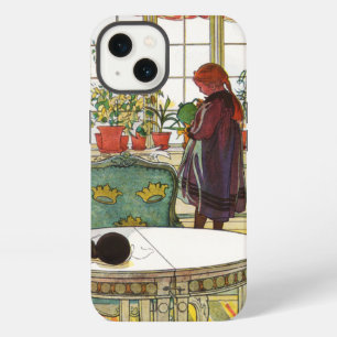 Etui iPhone 13 Fleurs sur le rebord de la fenêtre de Carl Larsson