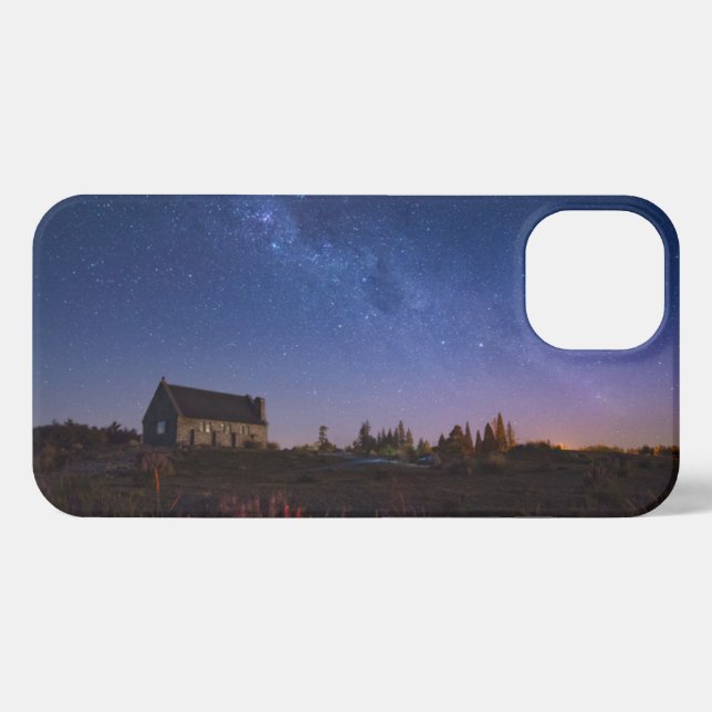 Coque iPhone Fleurs | Voie Lactée Nouvelle-Zélande (Verso Horizontal)
