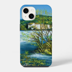 Coque Pour iPhone 14 FLEUVE ARNO À ROVEZZANO Florence Toscane Paysage