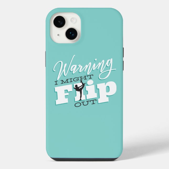 Coque iPhone Flip de gymnaste (Verso)