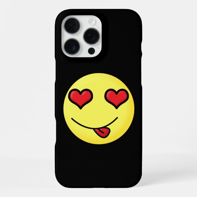 Coque iPhone flirter emoji (Verso)
