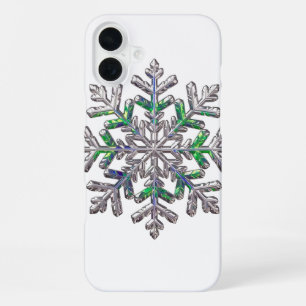 COQUE iPhone 16 PLUS FLOCON DE NEIGE