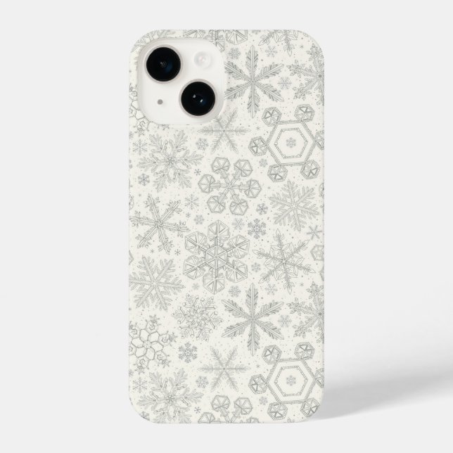 Coque iPhone Flocon de neige (Verso)