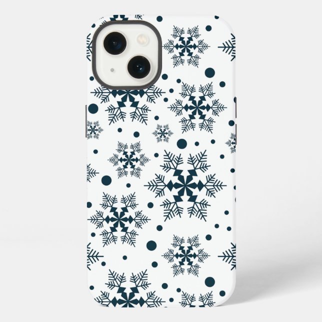 Coque iPhone Flocon de neige (Verso)