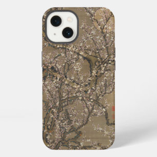 Etui iPhone 13 Floraisons de prunier blanc et lune par Ito Jakuch