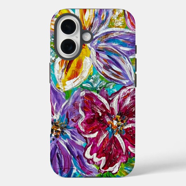 Coque iphone floral (Verso)