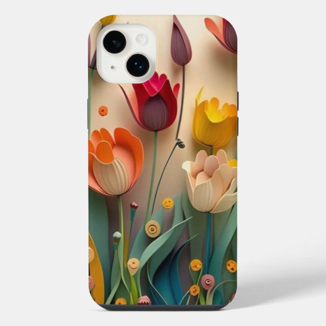 Coque iPhone Floral  (Verso)