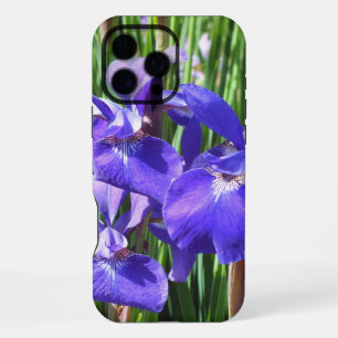 Coque iPhone 16 Pro Max Floral d'Irises pourpre