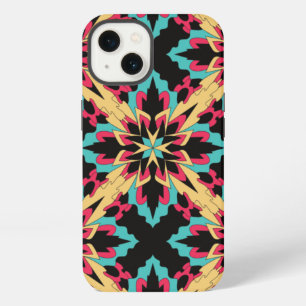 Etui iPhone 13 Floral et Glamour Tissu Mode Sans Couture Mignon