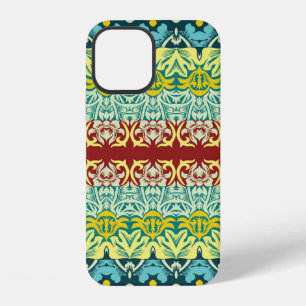 Coque iPhone 12 Floral ornemental sans couture motif