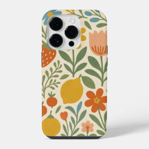 Coque Pour iPhone 14 Plus Floral Scandinave